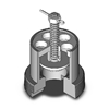 301 Excess Flow Check Valve Cross Section