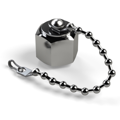 Picture of 1/4" Hex Cap with Chain