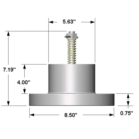 Model 166 P Dimensions