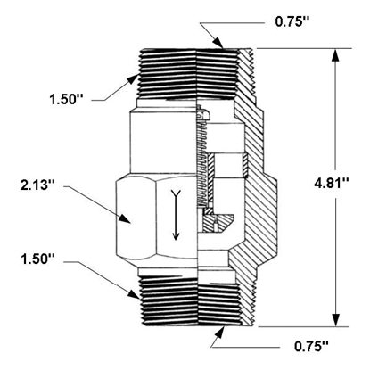 	Model 141 HHEE Dimensions