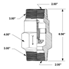 	Model 141 KKII Dimensions