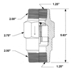 Model 143 IIGG Dimensions