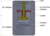 185 Carbon Steel Excess Flow Valve Cutaway