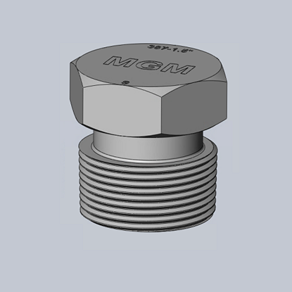 1.5" NPT Pipe Plug with Chain