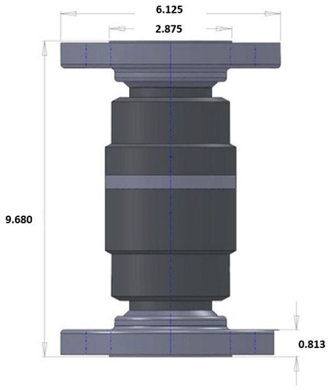 Model 514 H Dimensions